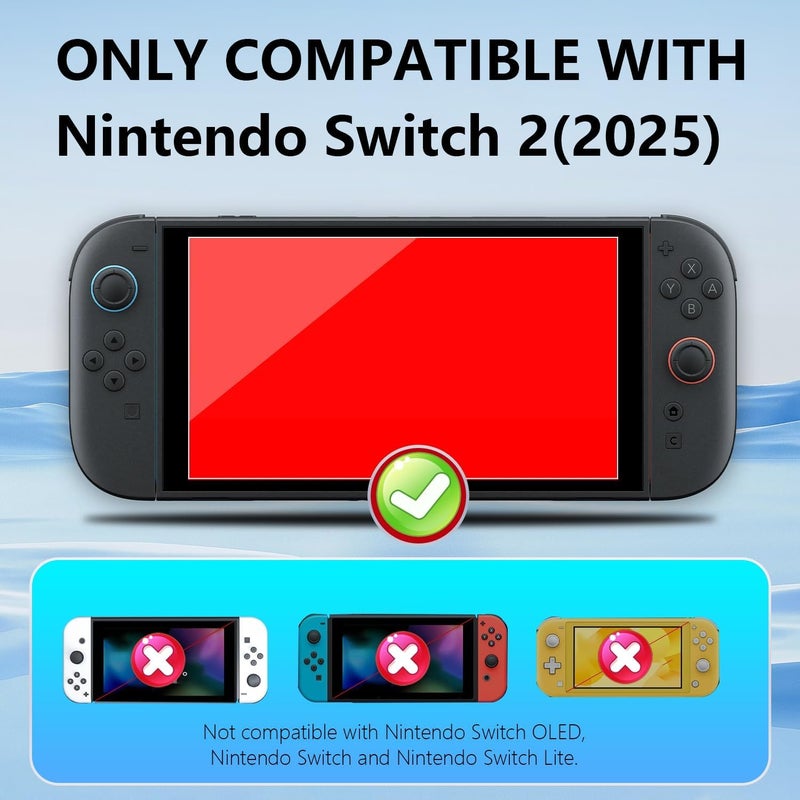 Phimoos [2 Pack] Anti-Reflective AR Screen Protector for Nintendo Switch 2 [2025, 7.9 Inch], Anti-Glare Soft Film with AR Coating, Anti-Blue Light, Bubble-Free, Touch Sensitive & Ultra-Thin (0.17mm) - Image 2